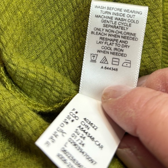 Logo Linens 3/4 Sleeve Cardigan With Crochet Lace - Picture 11 of 13